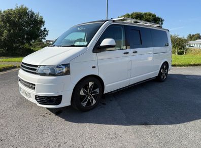 VW Transporter Camper Van, Under 2m with Roof Rack