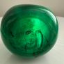 Antique Hand Blown Green Glass Onion Jug with Rough Pontil Base Image 8