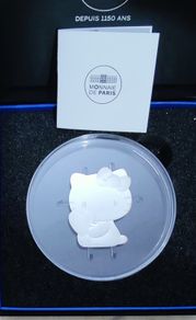France 10 Euro Silver (.999) Proof Coin 2024 - Hello Kitty Shape - Hello Kitty