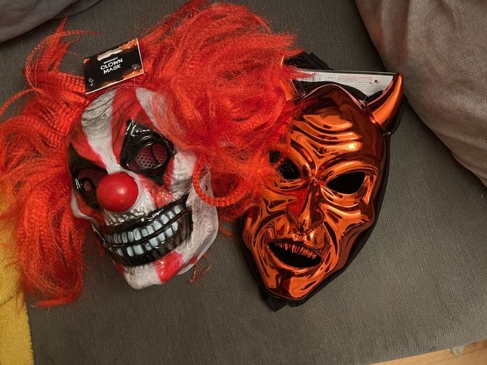 2 new adult Halloween Masks