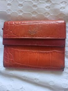 red furla wallet reduced