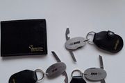 3 X Key Rings With Bottle Opener And Small Blade  And A Wallet Rhm Brand New  !