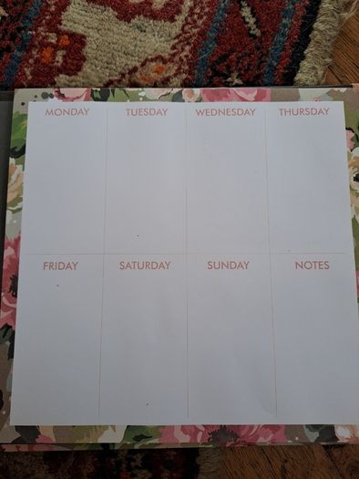 Trust Your Crazy Ideas Weekly Organiser Desk Pad Set