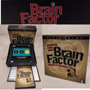 Brain Factor Dvd board Game By Desmond Lynam