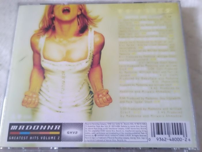 Madonna Greatest Hits Vol 2 Cd