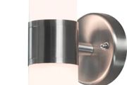 Modena Silver 2 - Bulb Outdoor Armed Sconce