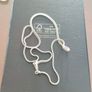 Sterling silver ladies mesh necklace Image 4