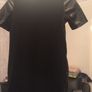 NEXT Black PVC Front Dress Short Sleeves Size 8 UK ...NOW REDUCED Image 2