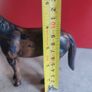 BLACK AND BROWNE Bruder Model Toy Horse Figurine made in Germany Farm Animal 2008. Image 4