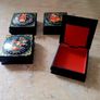 Vintage laquered & handpainted trinket boxes Image 2