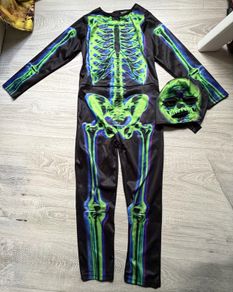halloween skeleton costume 6/8