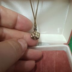 Vintage Lucky Dice Pendant