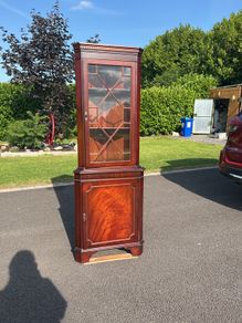 Mahogany Corner Cabinet