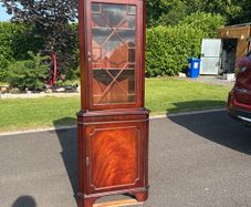 Mahogany Corner Cabinet