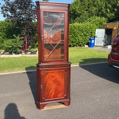 Mahogany Corner Cabinet