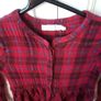 Red Christmas dress girls Leigh Tucker size 7-8 years Image 3