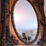 Vintage Ornate Gold Framed Mirror , Big ,Heavy and Thick 45" x 35" (Thickness 4") Image 8