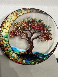 Tree of Life Mosaic Wall Art