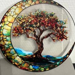 Tree of Life Mosaic Wall Art