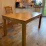 Dining table, solid wood, 6 seater Image 2