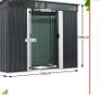 Metal Tool Shed with Base Image 2