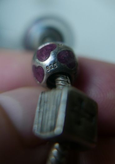 Pandora Charm Bracelet with Assorted Beads