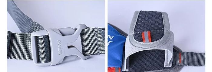 Running / jogging waist bag. Cycling waist bag. Belt bag. Belt wallet. 2 water bottles.