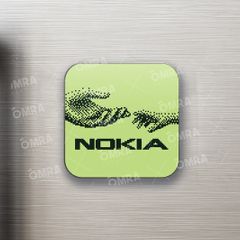 Nokia Connecting People Hands Logo Fridge Magnet (50mm x 50mm)