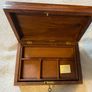 Jewellery Box Inlaid With Brass And Lockable Image 5
