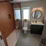 Wetroom panel - Sonas Aspect 1200 mm Matt Black Image 2