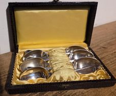 Vintage Set Newbridge Silver Teaspoons Original Box