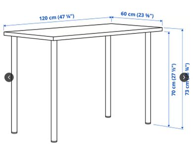 Lagkapten / Adils Desk, Black/white
