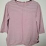 womens FAT FACE short sleeve t shirt top red white stripes Size UK 14 Image 2