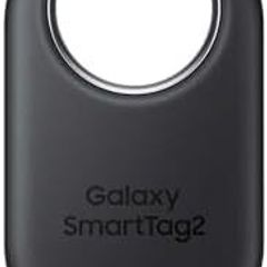 Samsung Galaxy SmartTag2 Bluetooth Tracker (1 Pack), Compass View AR, Find Lost Mode, Black