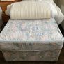 Single Beds x 2 with New Mattresses and Pine Headboards Image 3
