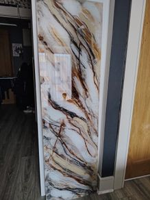Brand new hand painted splashback