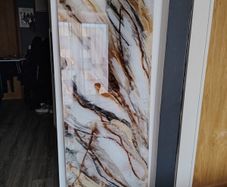 Brand new hand painted splashback