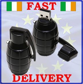 New 32 GB USB Grenade Shape Flash USB Memory Stick Pen Drive 32G #776