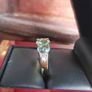 18 Ct Gold ring  with 1.35 carat Aquamarine Gem stone and diamonds Image 5