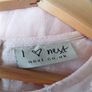 PRICE DROP,  "I love Next", Girls net and crochet baby pink dress, Age  5/6 Image 6