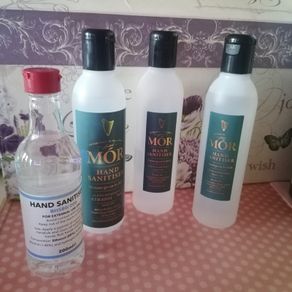 3 & half bottles of Hand Sanitiser