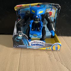 Imaginext DC Super Friends Batman Battling Robot Set Lights Up Superman Figures