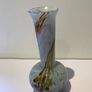 Mdina Glass Long Necked Vase Signed Image 2