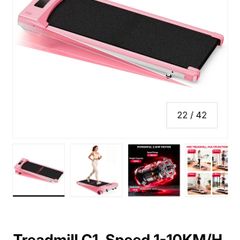 Space Saving Motorised Treadmill with LCD Display