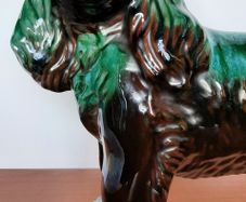 Vintage Canadian "Blue Mountain" Ceramic Spaniel Figurine