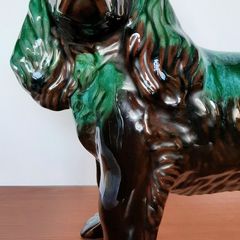 Vintage Canadian "Blue Mountain" Ceramic Spaniel Figurine