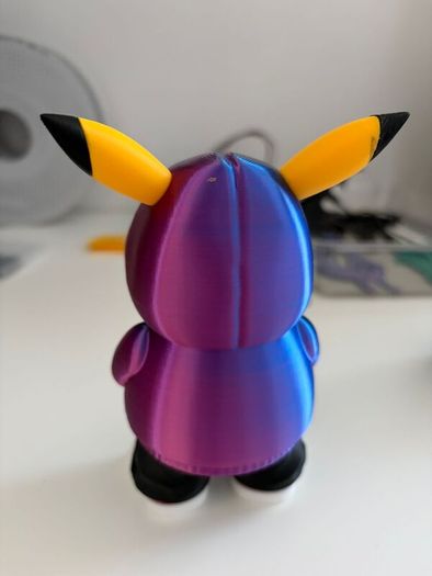 Exclusive 15cm Streetwear Pikachu  3D Printed Multi-Color Silk Finish