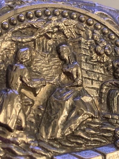 Antique Silver Plated Trinket Box