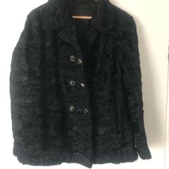 astrakhan sheepskin coat