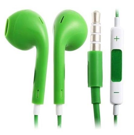 New 3.5mm Jack 1m Earphones Headset Remote Mic Volume for iPhone #1323